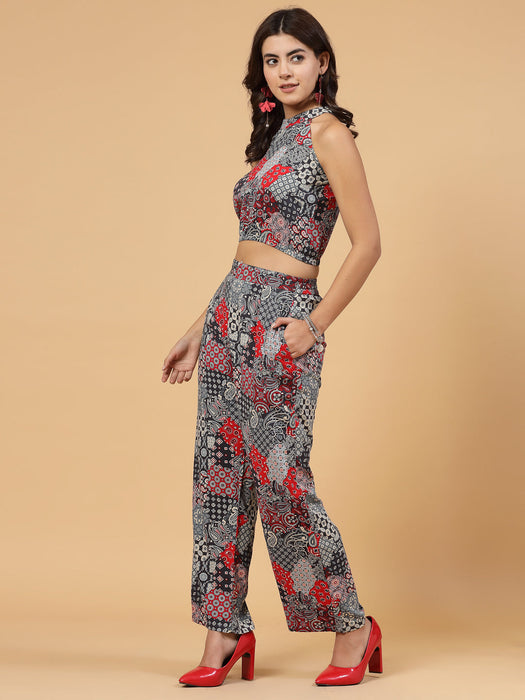 Women Paisley Print Co-ord