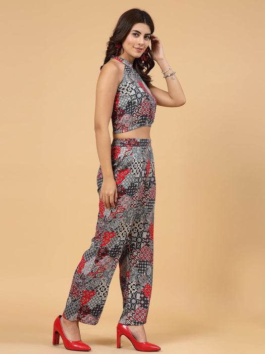 Women Paisley Print Co-ord