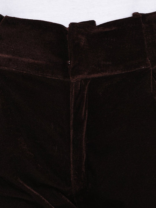 Brown Velvet Trousers