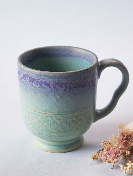 Ceramic Stoneware Wave Mug