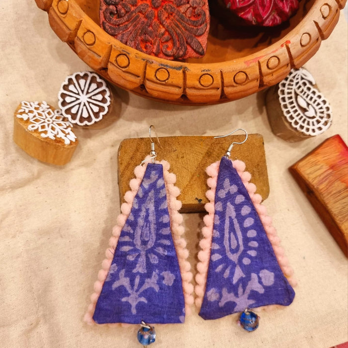 JAAMUNI TEXTILE EARRING