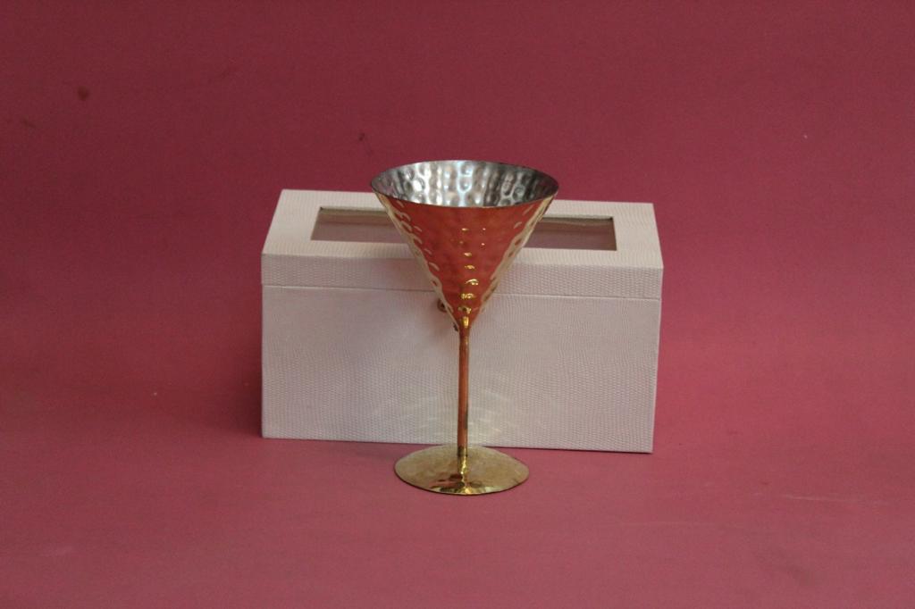 Brass Cocktail Glass