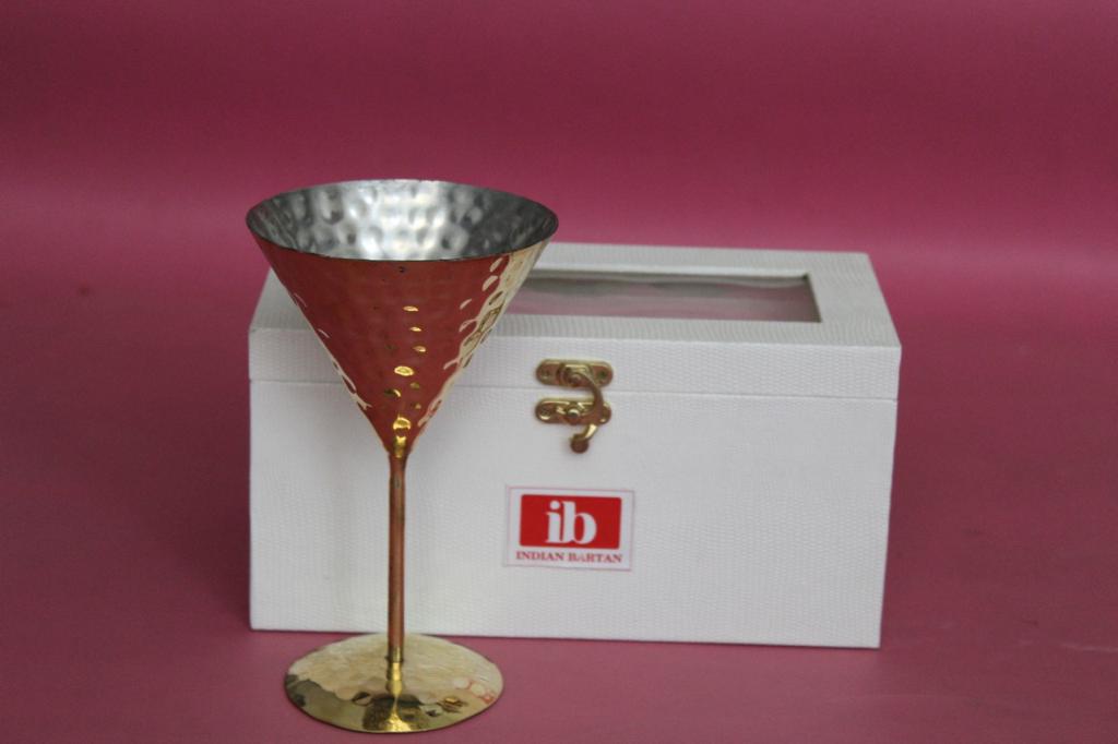 Brass Cocktail Glass