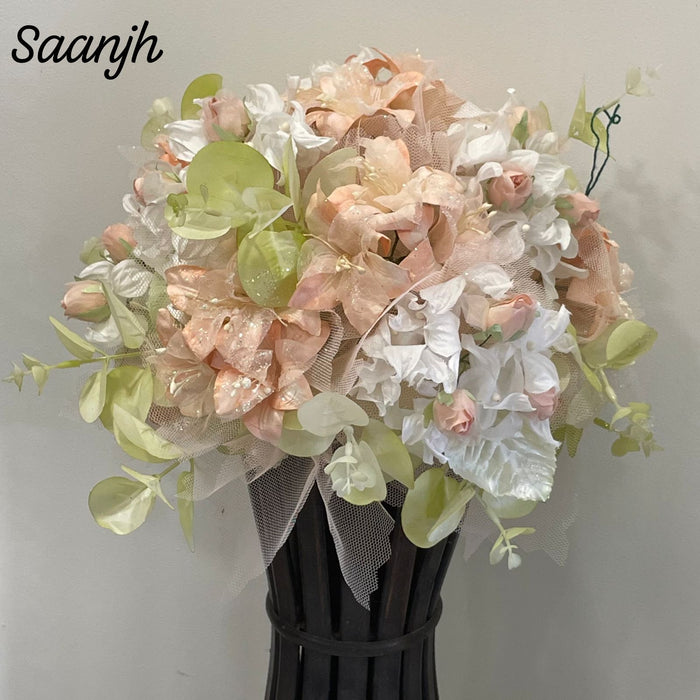 Keepsake Floral Bouquet Peach Flowers