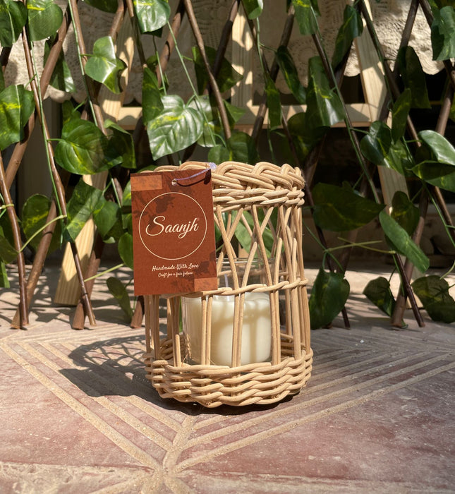 Cane Candle Holder