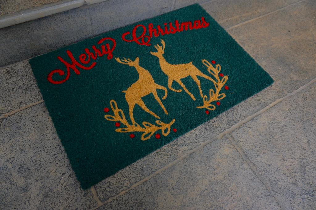 Merry Christmas Coir Mat