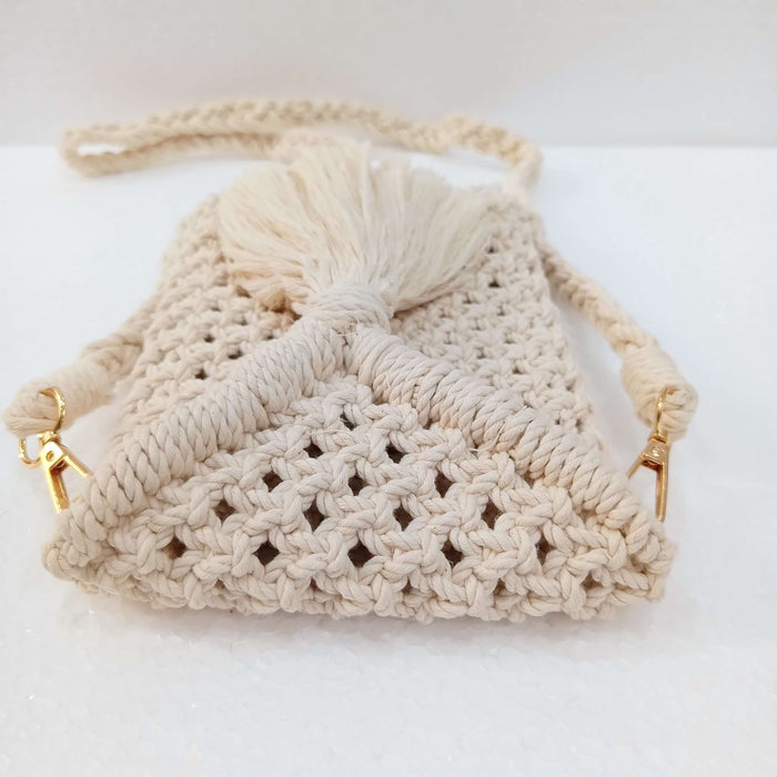 White Tessel Mobile Sling Bag