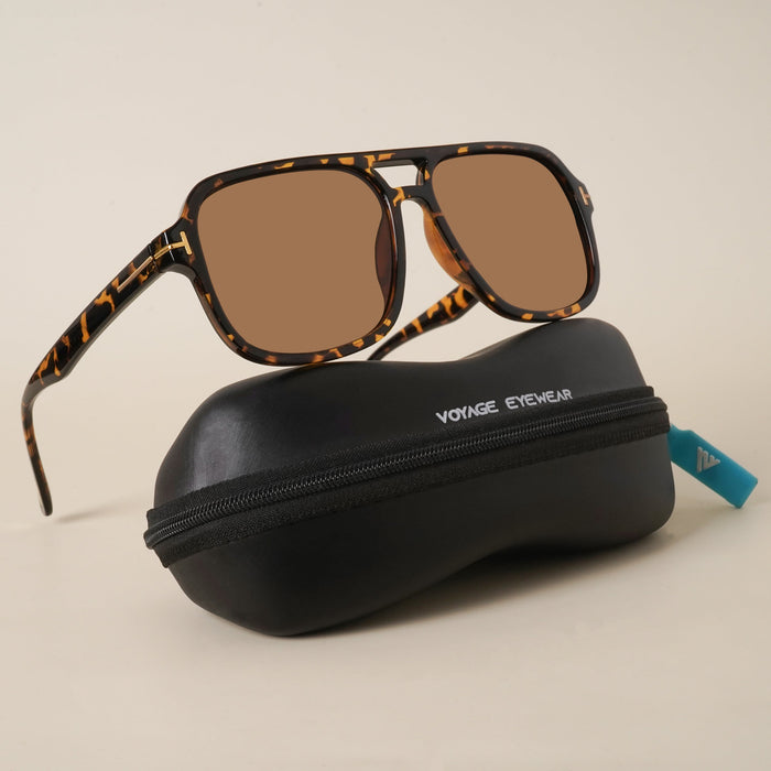 Voyage Brown Wayfarer Sunglasses - MG3941