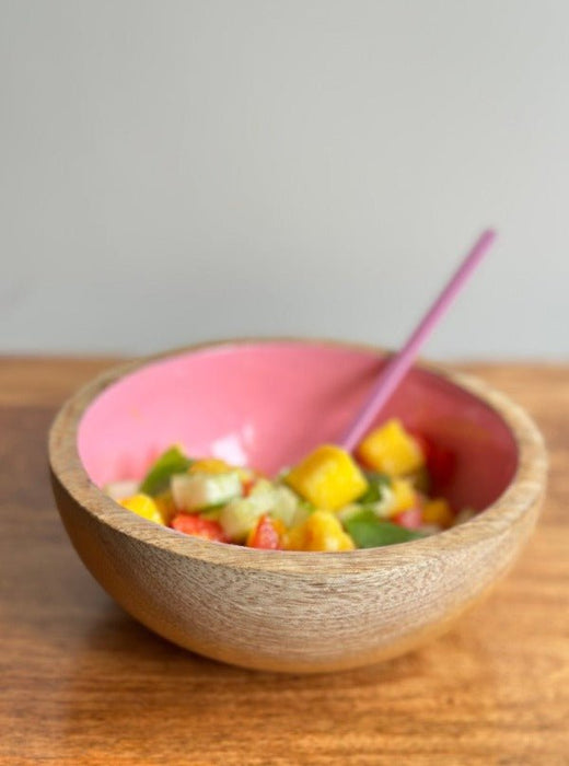 Barbie Pink Wooden Enamel Bowl