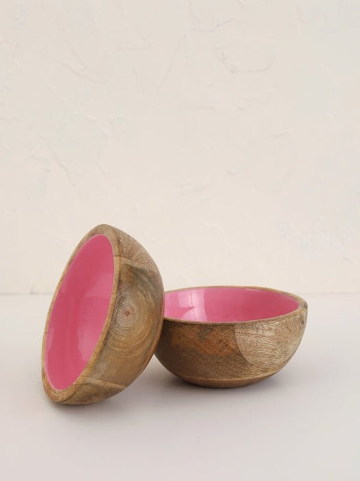 Barbie Pink Wooden Enamel Bowl