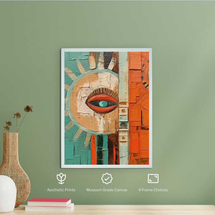 Boho Sunny Day Abstract Art - Chitran