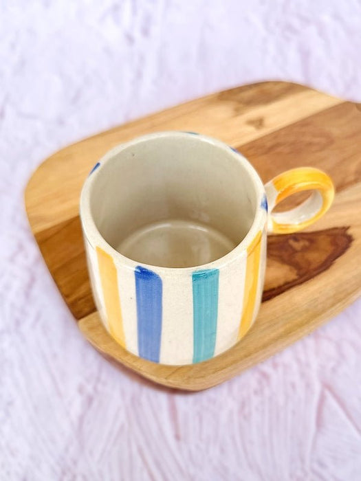 Bright Striped Large Mug - 450 ml