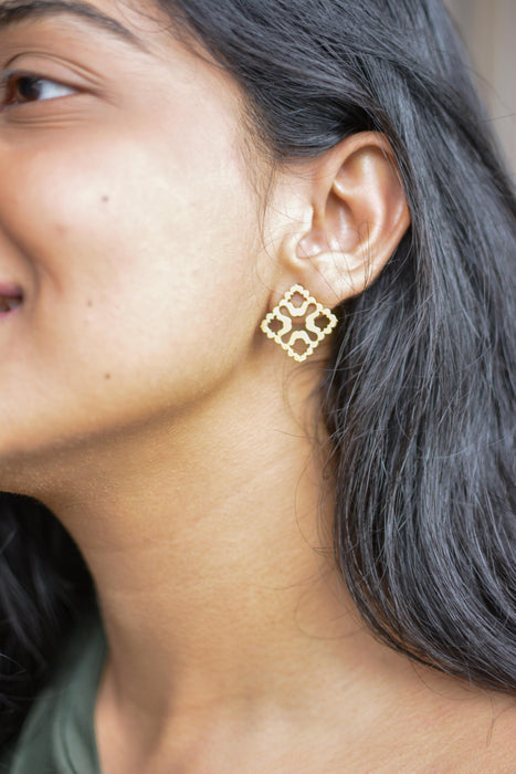 Padma Kunj Stud Earrings