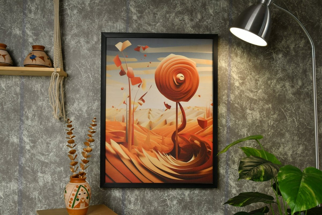 Windy Autumn Days SO2: Artisan Canvas Wall Decor