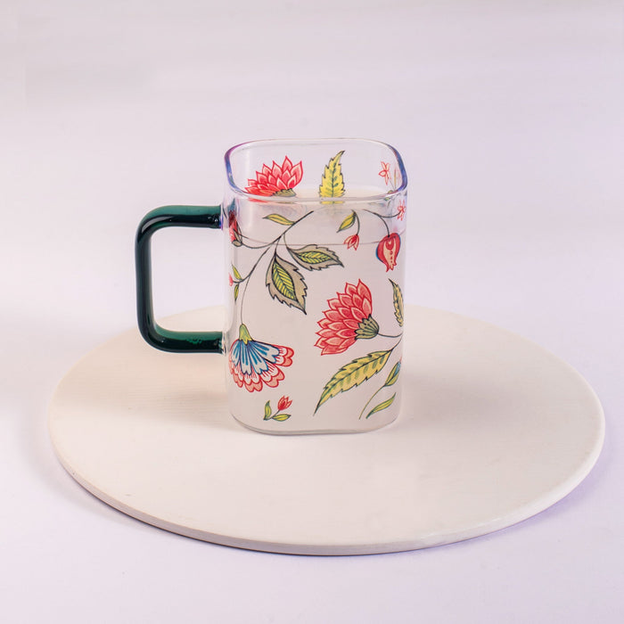 Enchanted Garden Square Coffee/Tea mugs - Set of 2 and 4