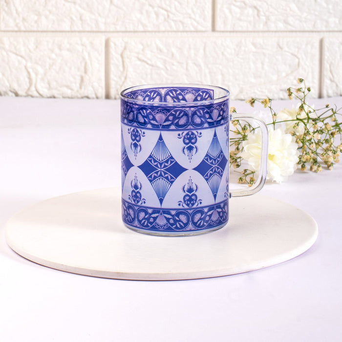 Indigo Print Round Coffee/Tea mugs - Set of 2 and 4