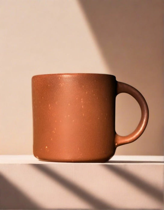 Ceramic Dark Chocolate Coffee Mug - 450 ml