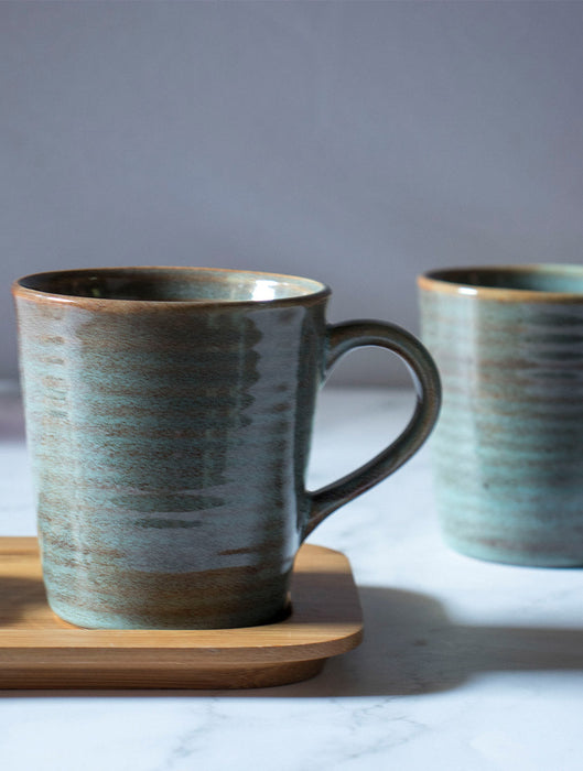 Ceramic Stoneware Dove Blue Mug