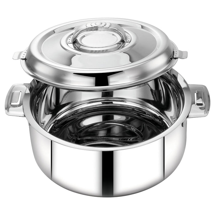 Avistar Gift Set | Double Wall Insulated Stainless Steel Casserole Gift Set | Hot Case/ Hotpot/ Chapati Box/ Curry Serveware | Firm Twist Lock | Sturdy Side Handles |