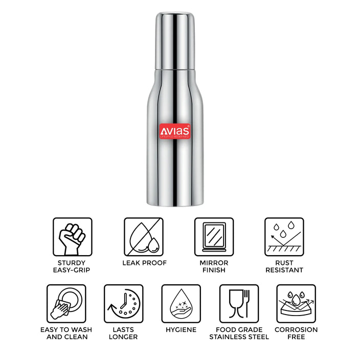 Ezee Oil Dispenser | Bpa Free | Stainless Steel Lid | Slant Liquid Outlet | 500Ml/700Ml/1000Ml