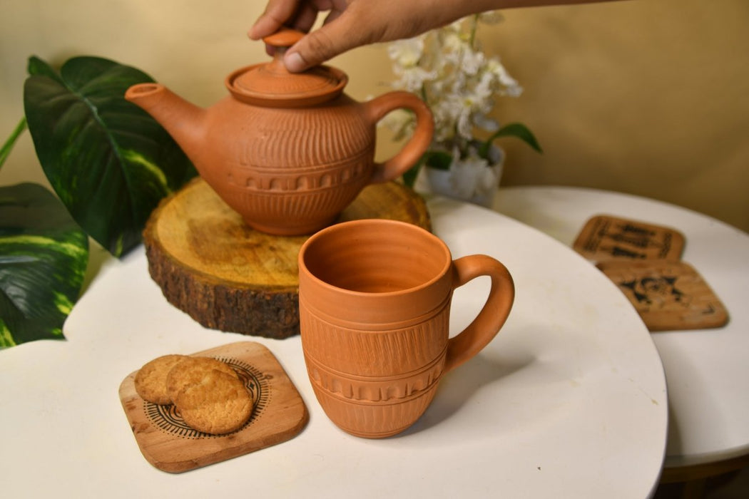 Premium Unglazed Terracotta Drink Mugs