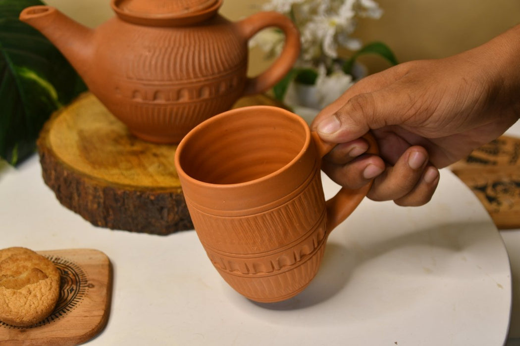 Premium Unglazed Terracotta Drink Mugs