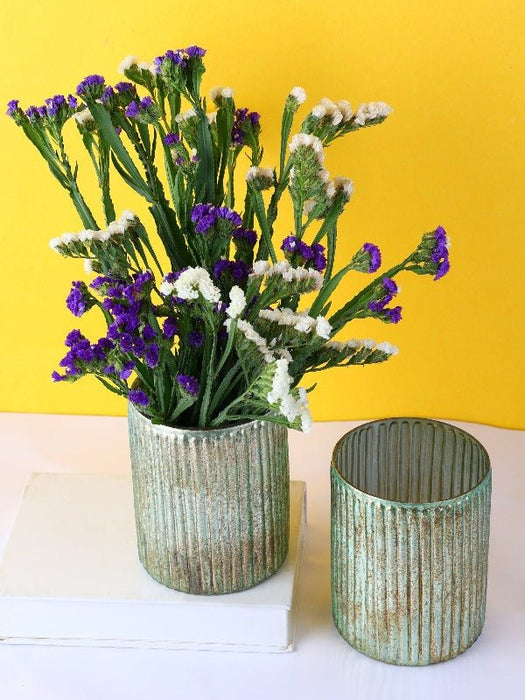 Golden And Green Vase Combo