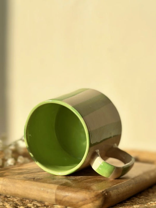 Gorgeous Green Ceramic Coffee Cup - 220 ml