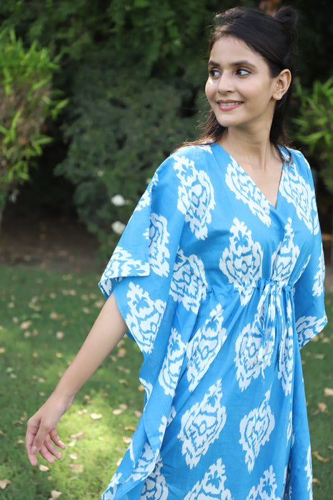 Boss Girl Ikat Cotton Kaftan