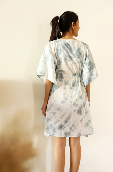 Gentle Horse Tie Dye Short Kaftan