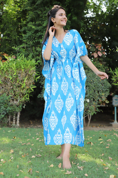 Boss Girl Ikat Cotton Kaftan