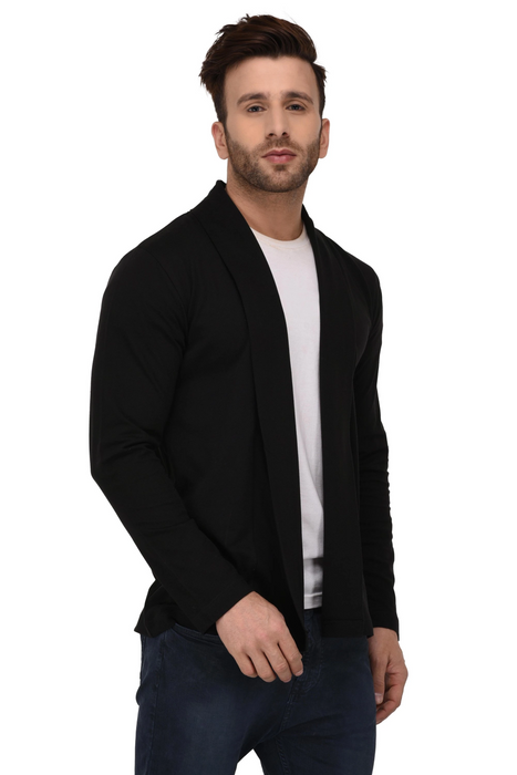 Open Cardigan Full Sleeve Shrug For Men