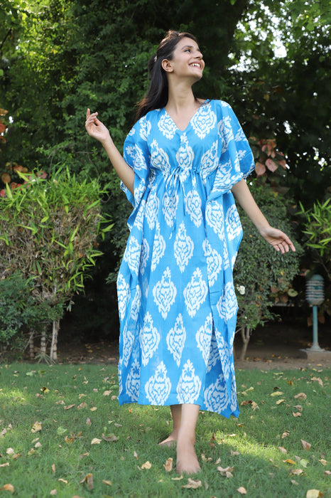 Boss Girl Ikat Cotton Kaftan