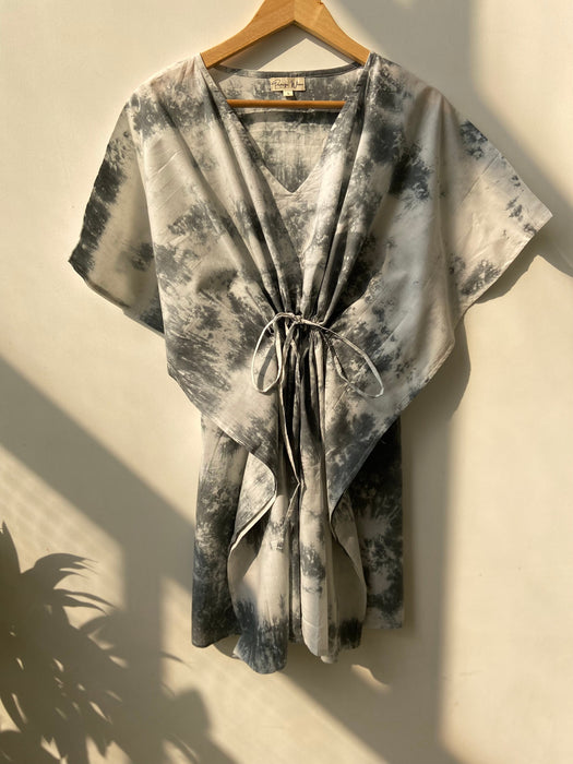 Gentle Horse Tie Dye Short Kaftan