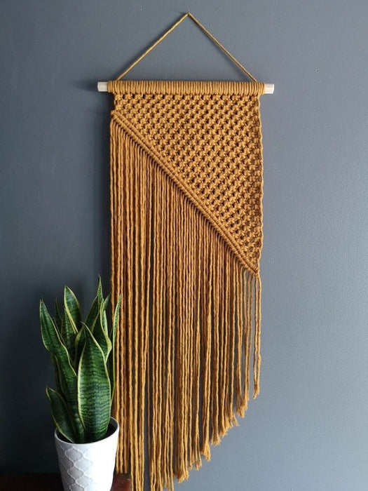 Macrame Wall Hanging- Mustard