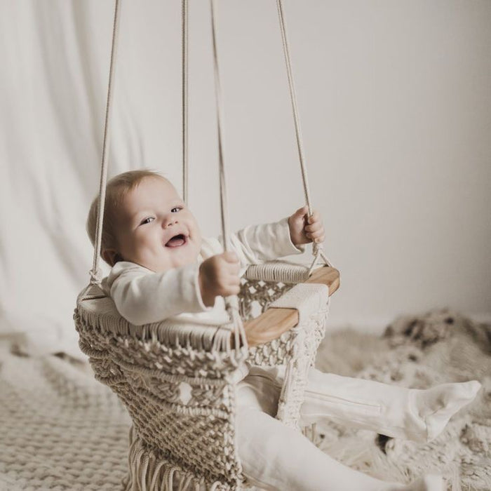 Macrame Baby Swing