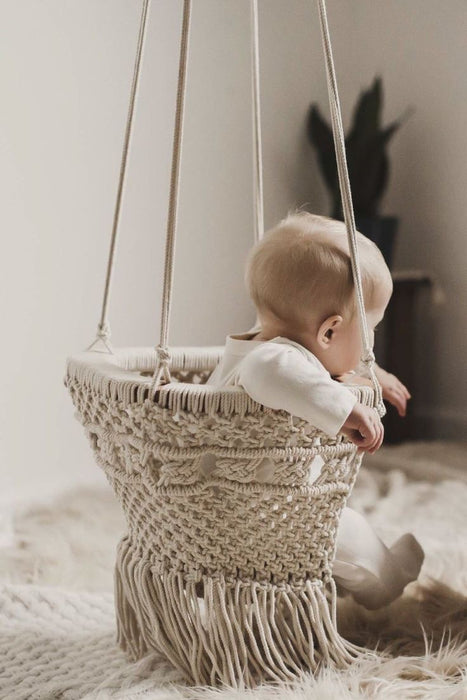 Macrame Baby Swing