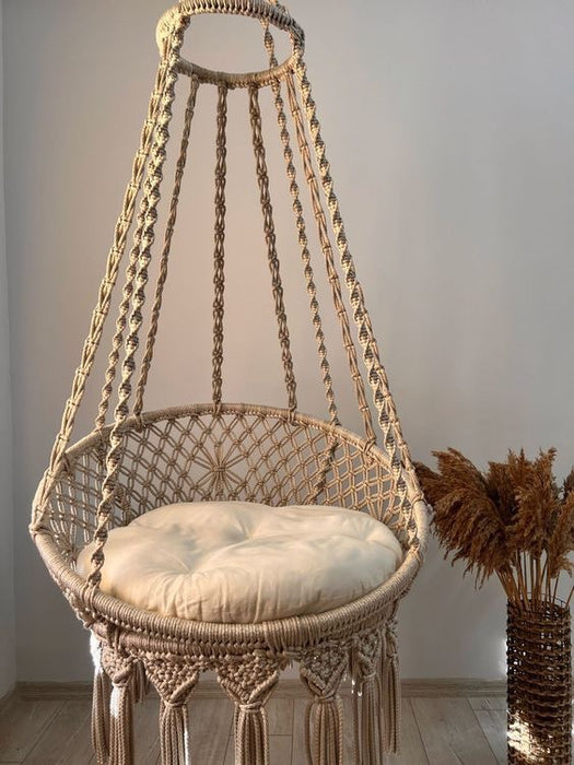 Macrame Swing- Beige Dream