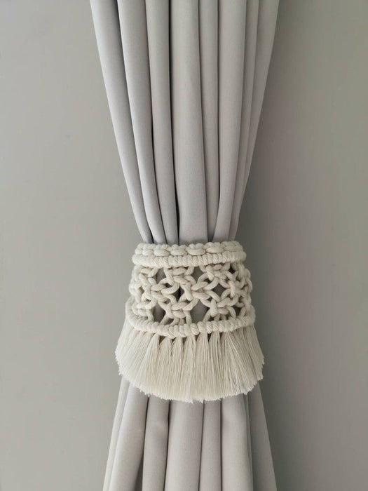 Handwoven Curtain Tieback Set