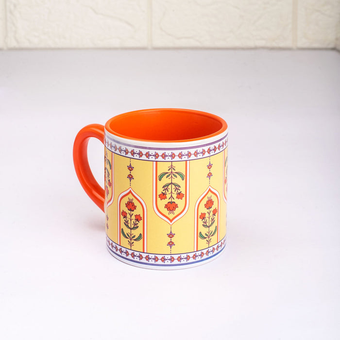 Marigold Melody Ceramic Tea cups - Set of 4