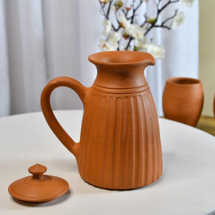 Premium Large Terracotta flat-base Jug