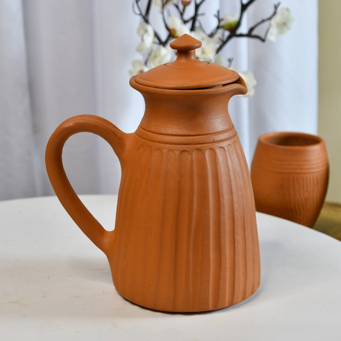 Premium Large Terracotta flat-base Jug