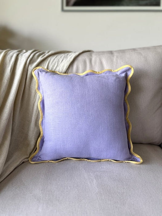 Lavender Scallop Cushion Cover