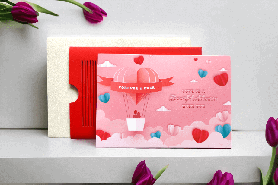 Animation Greeting Card - Love is an Adventure