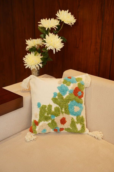 Leafy Oasis Botanical Cushion Cover