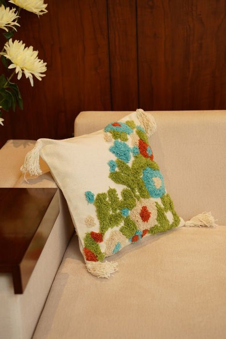 Leafy Oasis Botanical Cushion Cover