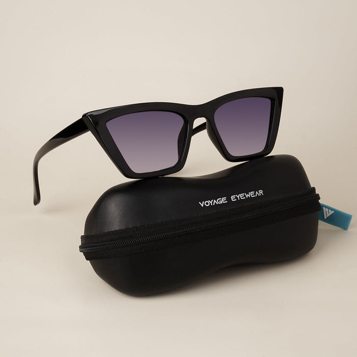 Voyage Violet-Black Cateye Sunglasses - MG3298