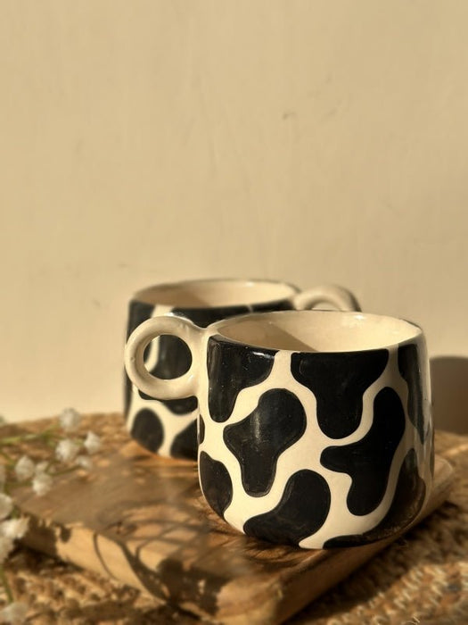 Ceramic Moo Moo Holy Cow Coffee Cup- 350 ml