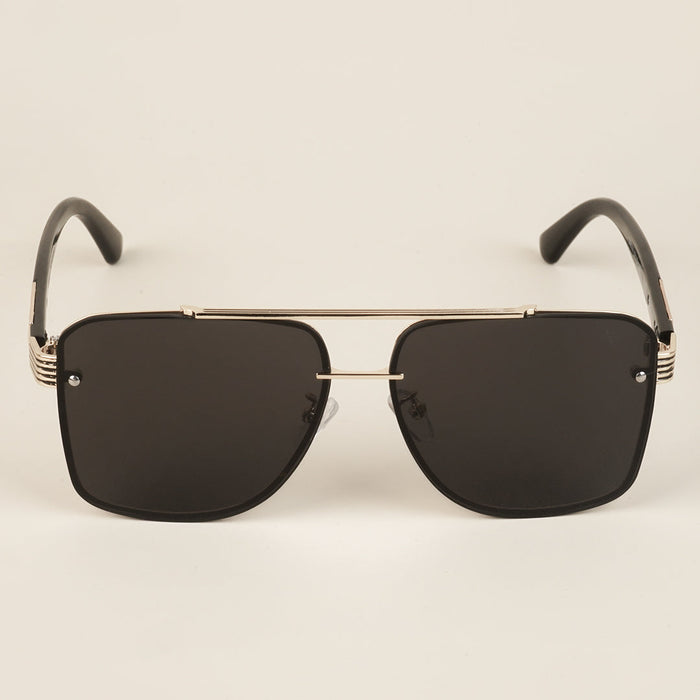 Voyage Black Wayfarer Sunglasses for Men & Women - MG4162