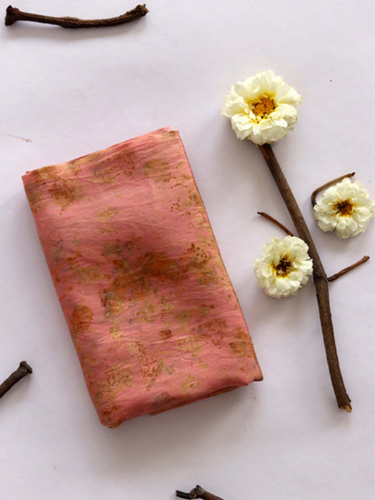 PEOLI - eco printed habutai silk yardage